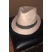 's Nordstrom Rack Tan Linen Brim Fedora Hat Cap XL by Weatherproof NEW  eb-76749247